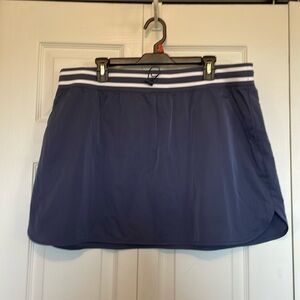NWT Women’s Aerie Offline beach skirt coverup. XXL. Blue&white waist drawstring